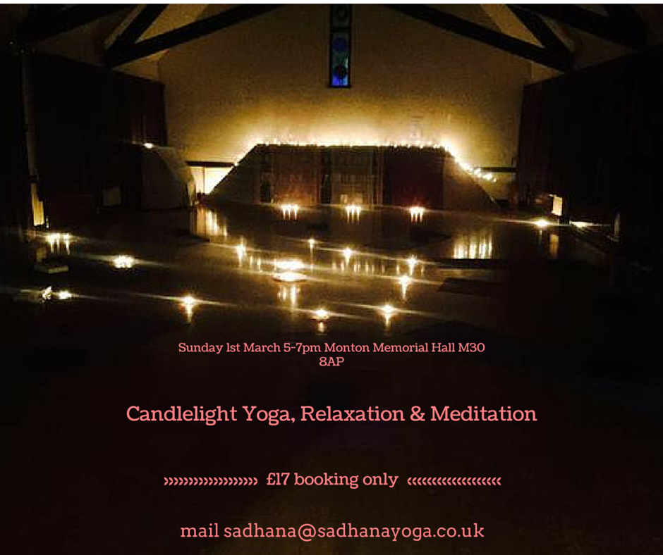 Candlelight Yoga© Sadhana Yoga Pictures Sadhana Yoga